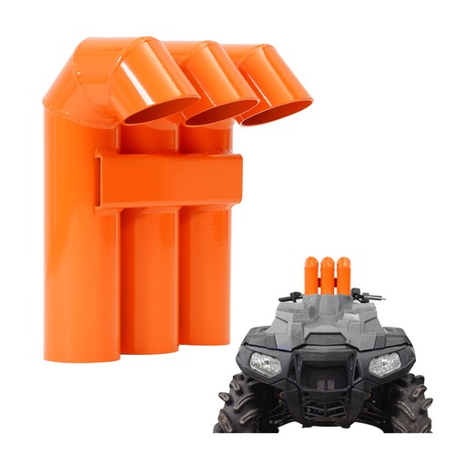 Aluminum orange snorkel - 3",